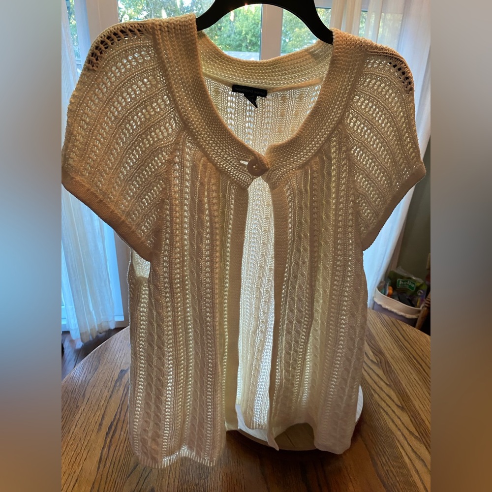 Off White Cardigan Sweater